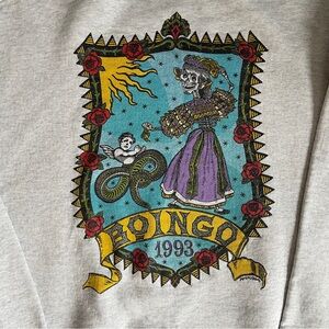 Vintage 1993 Oingo Boingo Halloween concert crewneck sweatshirt / size XL